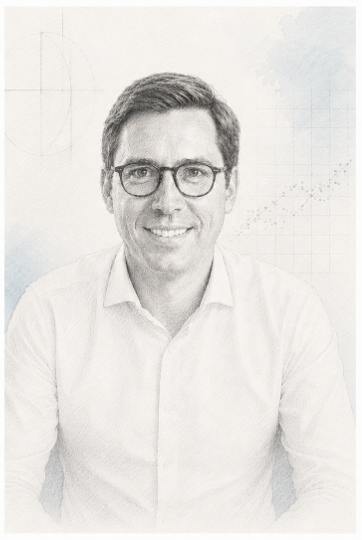 Marc Rousseau — portrait au crayon